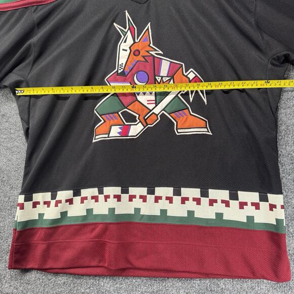 Vintage Phoenix Coyotes Starter Jersey Men’s XL Black Embroidered 90s Kachina - Picture 11 of 12